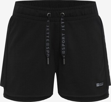 Jette Sport Pants in Black: front