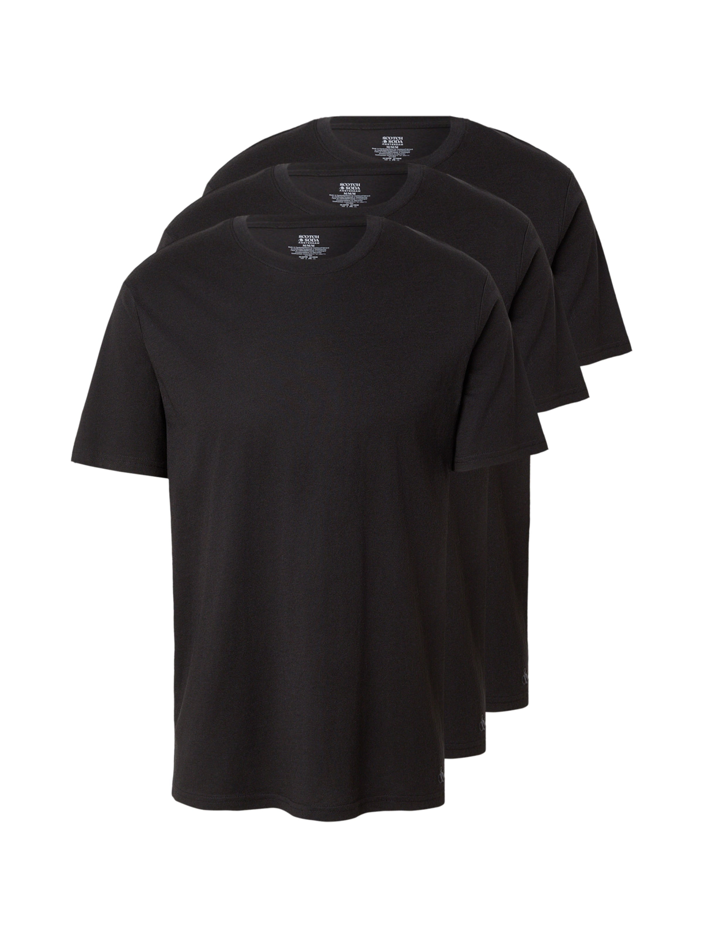 fekete SCOTCH & SODA Póló, Termék nézet