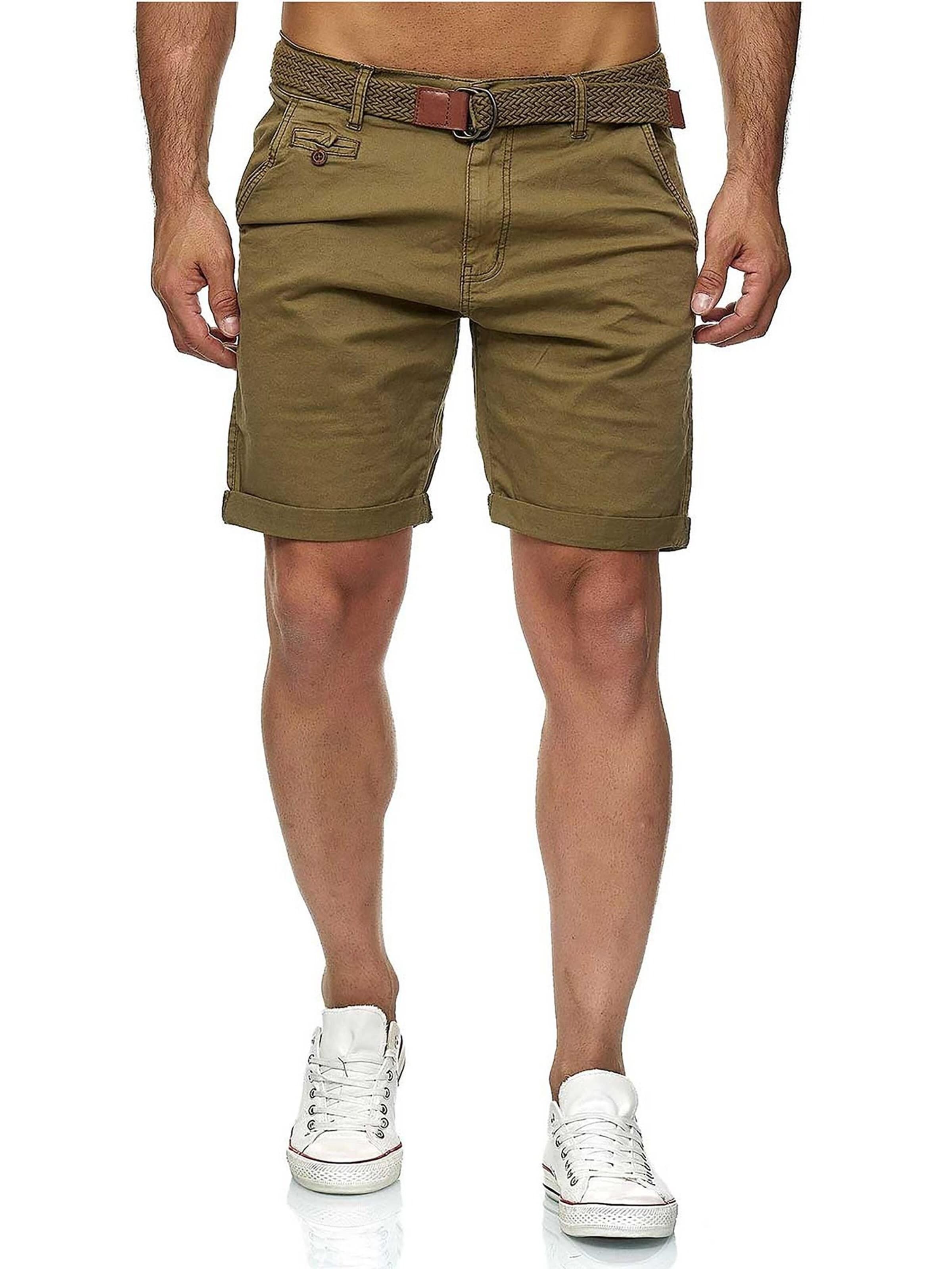 INDICODE Regular Pants 'Indicode Conor' in Green: front