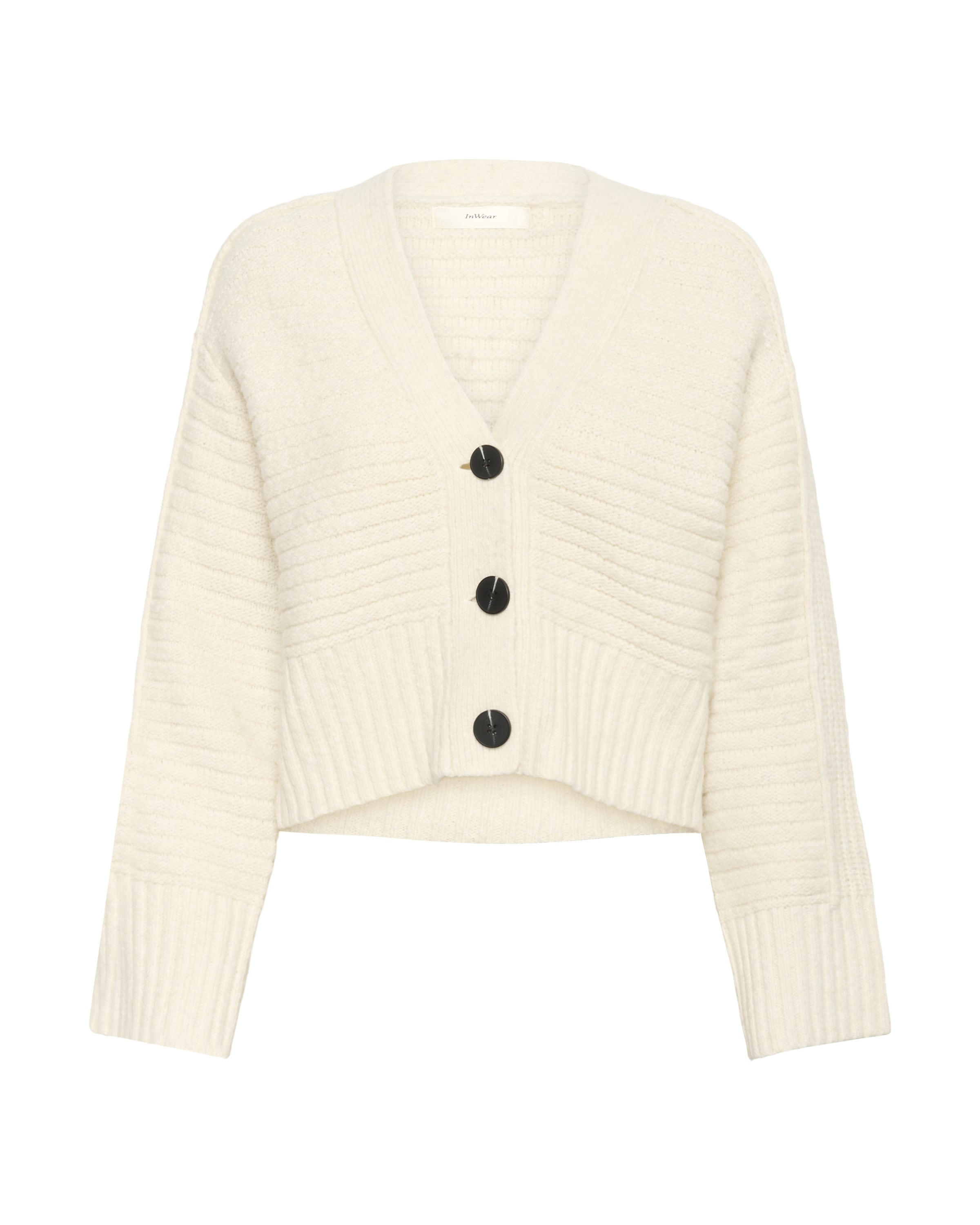 InWear Cardigan 'NUMAIW' i hvid: forside