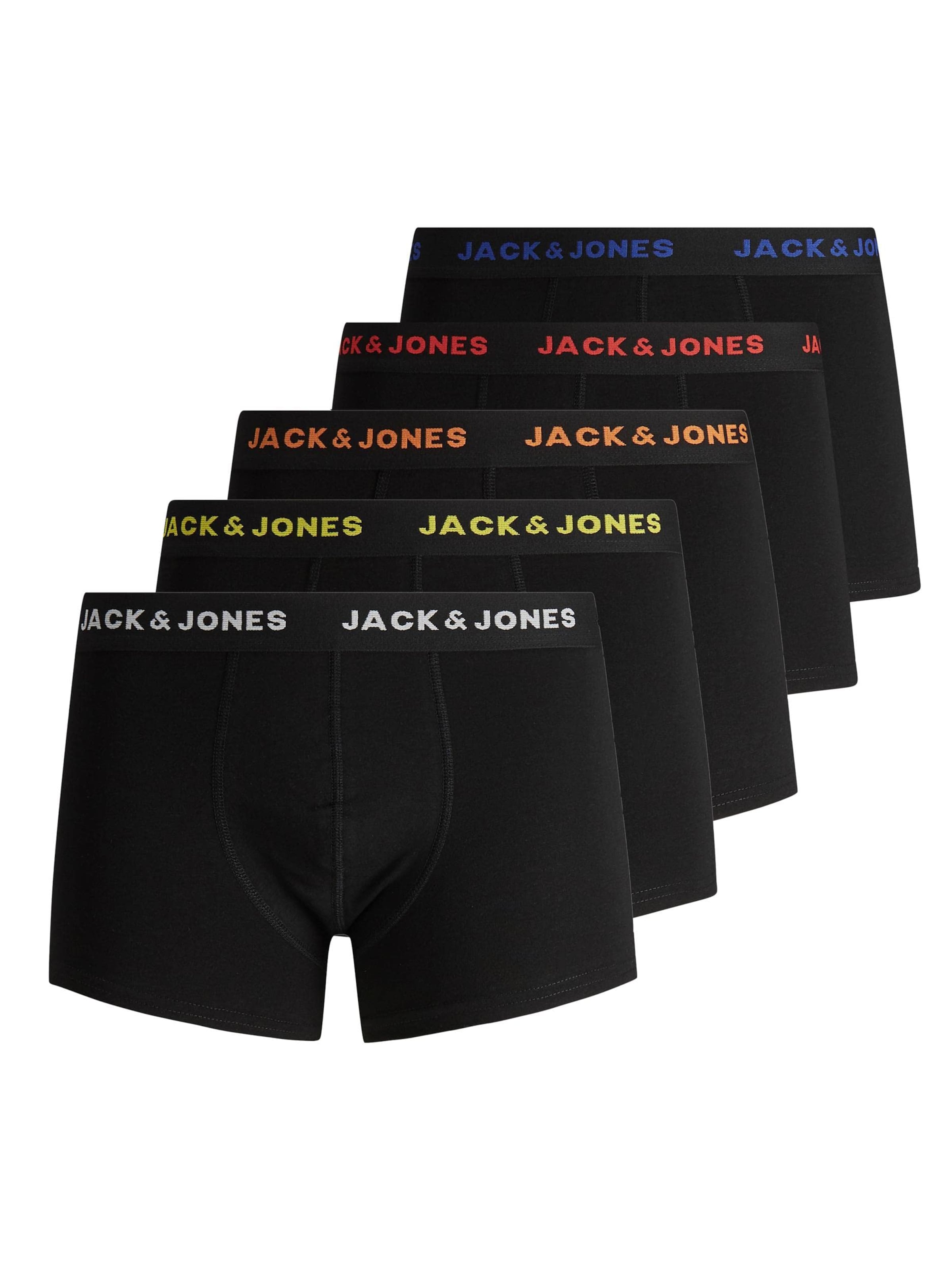 JACK & JONES Boxer shorts 'JACK & JONES Friday' in Black: front