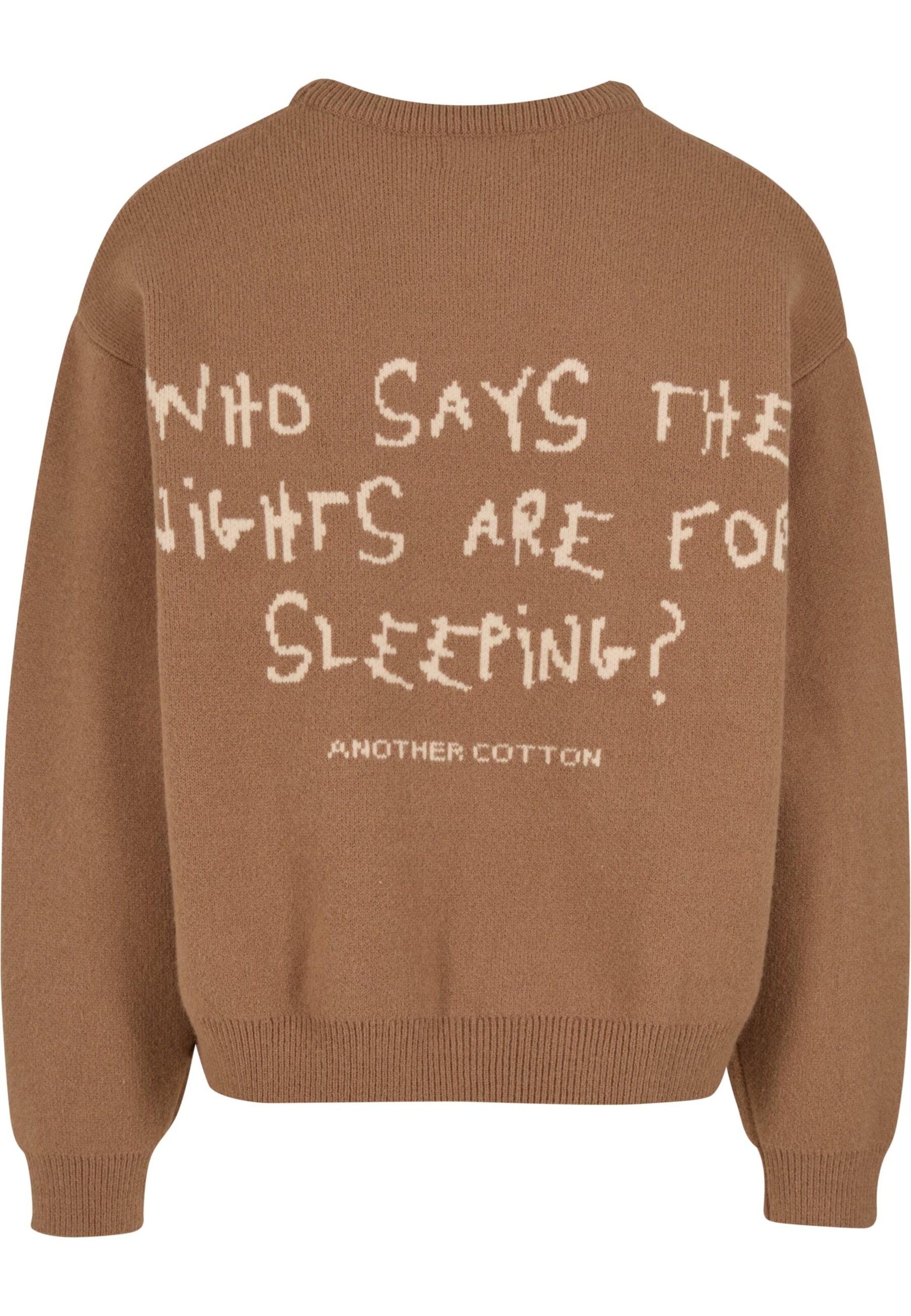 Another Cotton Lab - Jersey 'Who Says' en beige