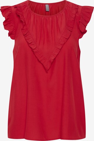 CULTURE Blouse in Rood: voorkant