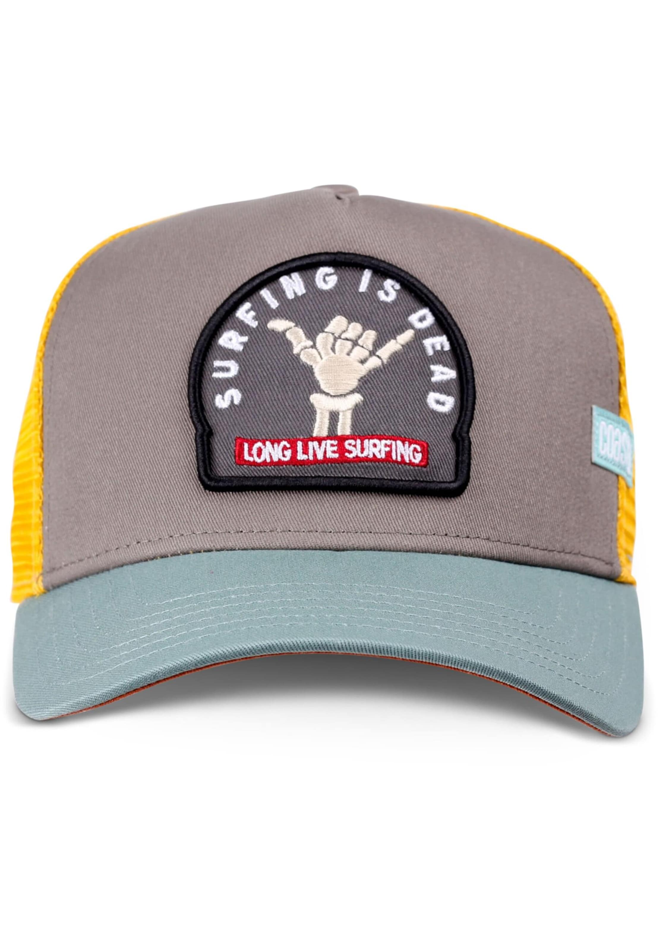 Coastal Cap in Grey: front