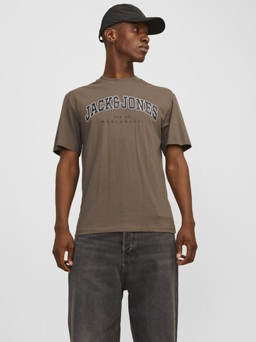 Maglietta 'JJECALEB' di JACK & JONES in marrone