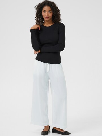 Wide leg Pantaloni 'KAmilia' di Kaffe in bianco