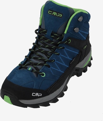 CMP Lace-Up Boots in Blue: front