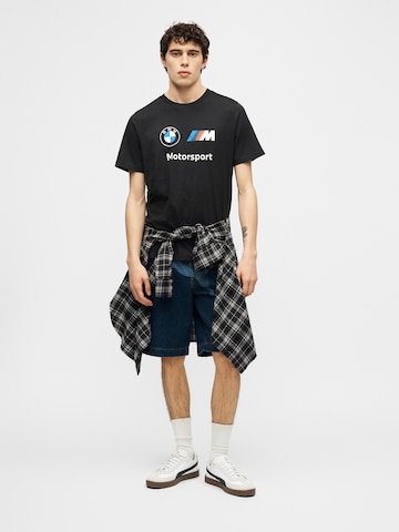 PUMA T-Shirt 'BMW MMS Ess' in Schwarz