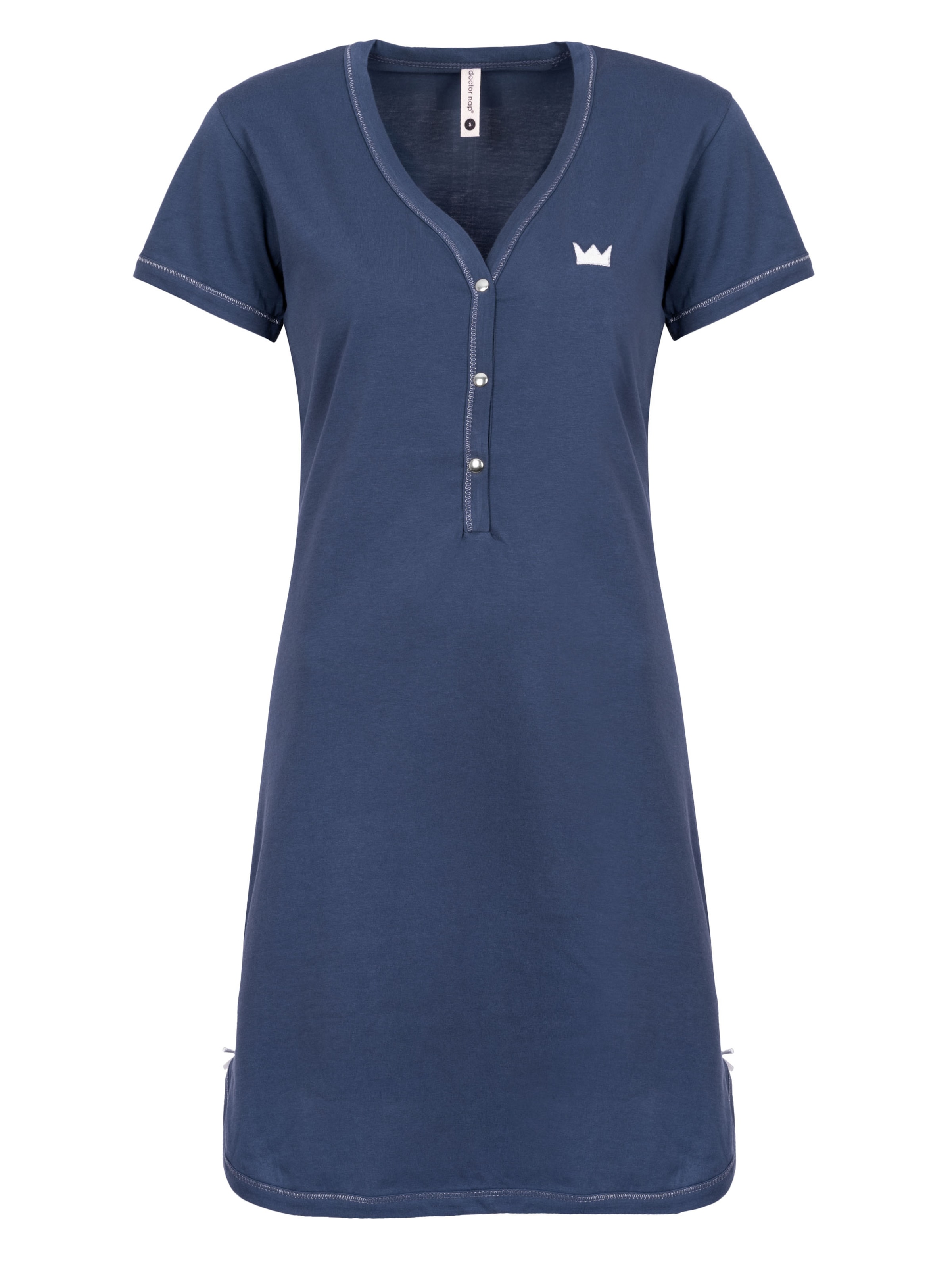 Doctor nap Nachthemd 'Doctor Nap'‌‌‌‌‌‌‌ in blau, Produktansicht