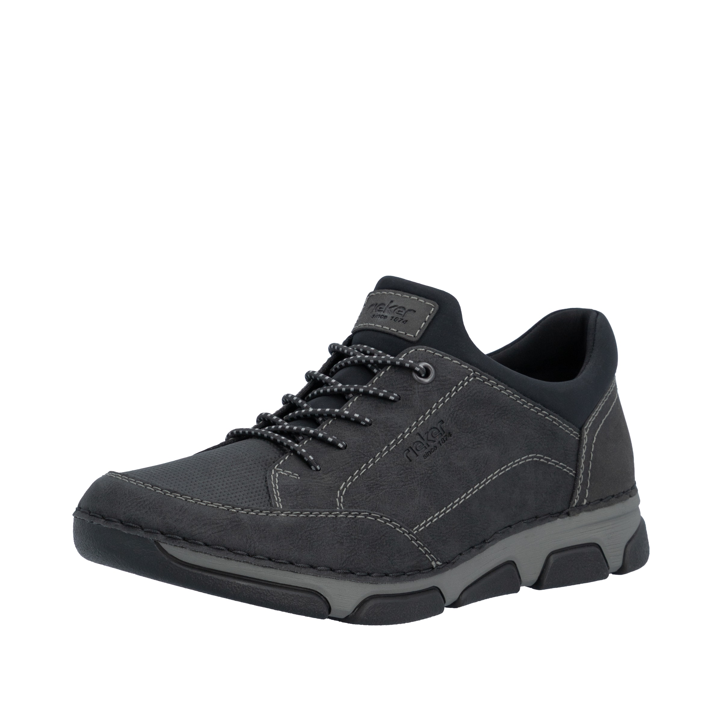 Rieker Slip On in Schwarz: Vorderseite