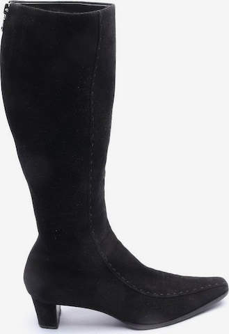 PRADA Stiefel 37,5 in Schwarz: predná strana