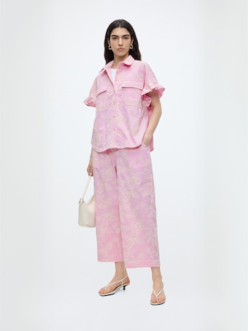 regular Pantaloni ' Flowercras ' di Crās in rosa