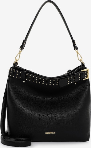 Borsa a spalla 'Justine' di Emily & Noah in nero: frontale