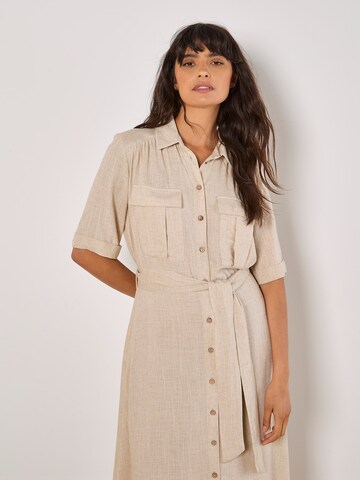 Apricot Blousejurk in Beige
