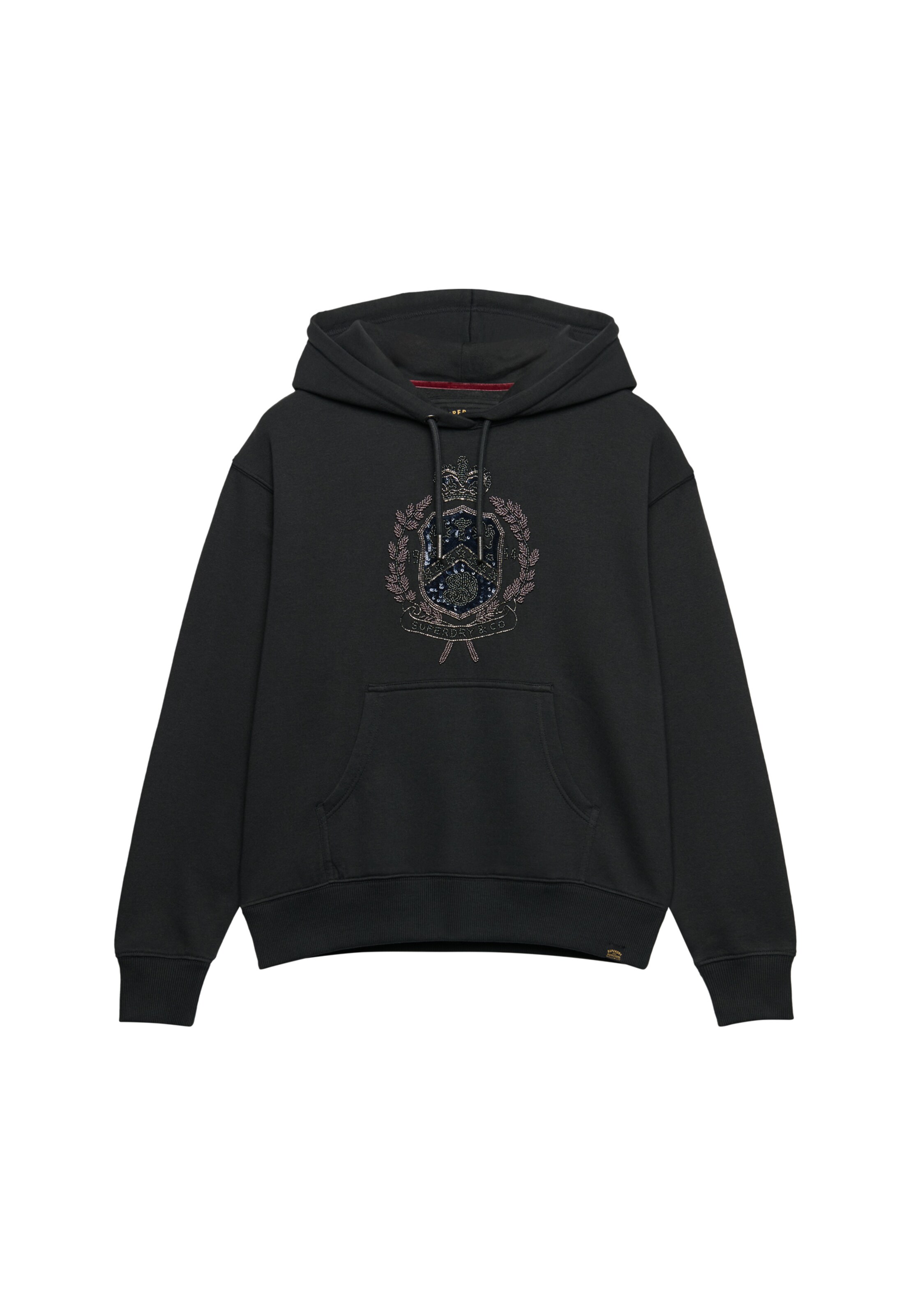 Superdry & Co Sweatshirt in Zwart: voorkant