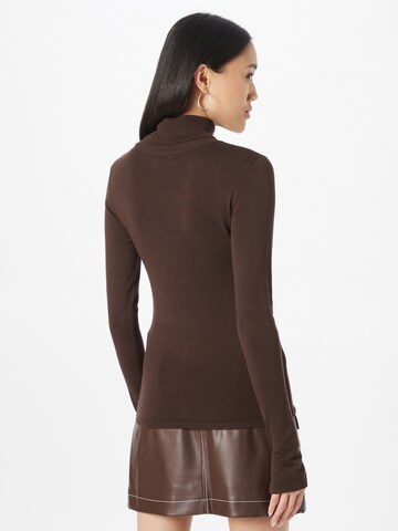 JDY Sweater 'DINA' in Brown