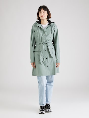 RAINS Funkčný kabát - Zelená: predná strana