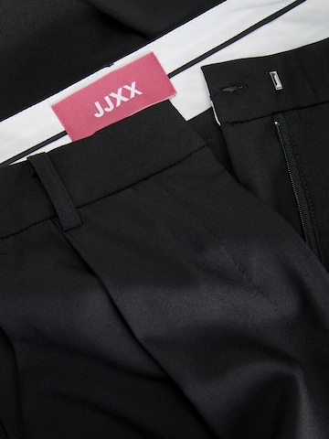 JJXXWide Leg/ Široke nogavice Hlače s naborima 'JXEllis' - crna boja