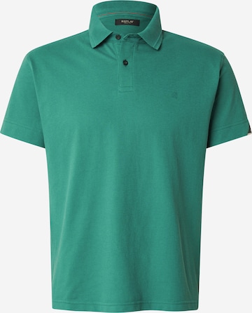 REPLAY - Camiseta en verde: frente