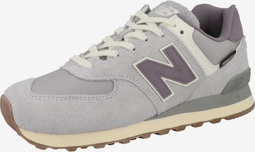 Baskets basses '574' new balance en gris : devant