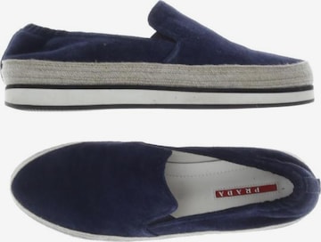 PRADA Halbschuh 37,5 in Blau: Vorderseite