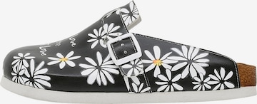 DOGO Sandale 'DOGO Comfie - Self Love is the Best Love' in Schwarz: Vorderseite