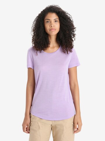 ICEBREAKER Shirt 'Sphere II' in Purple: front