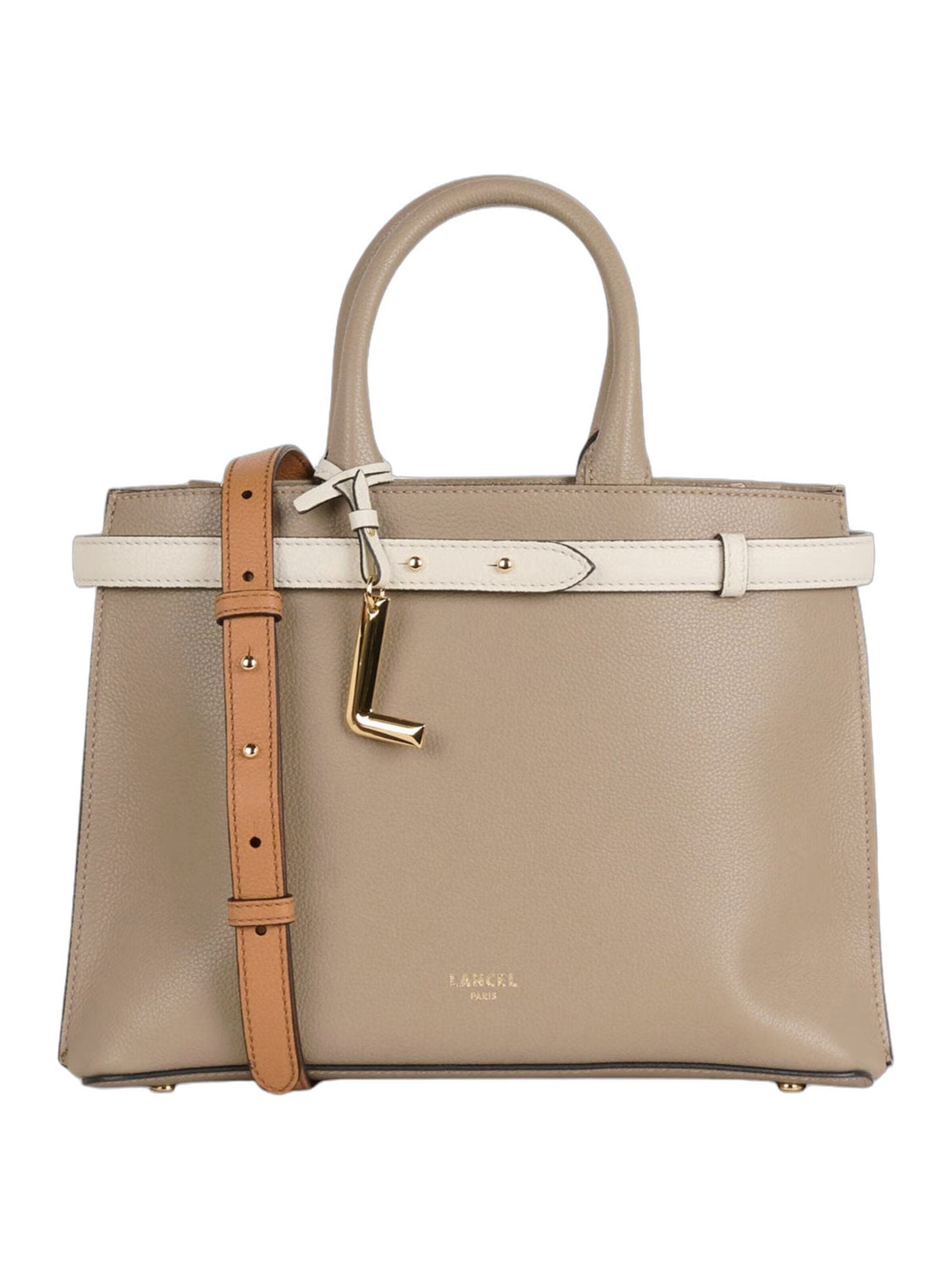 Shopper 'Faubourg' di Lancel in bianco: frontale