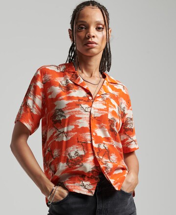 Superdry Bluse in Orange: predná strana