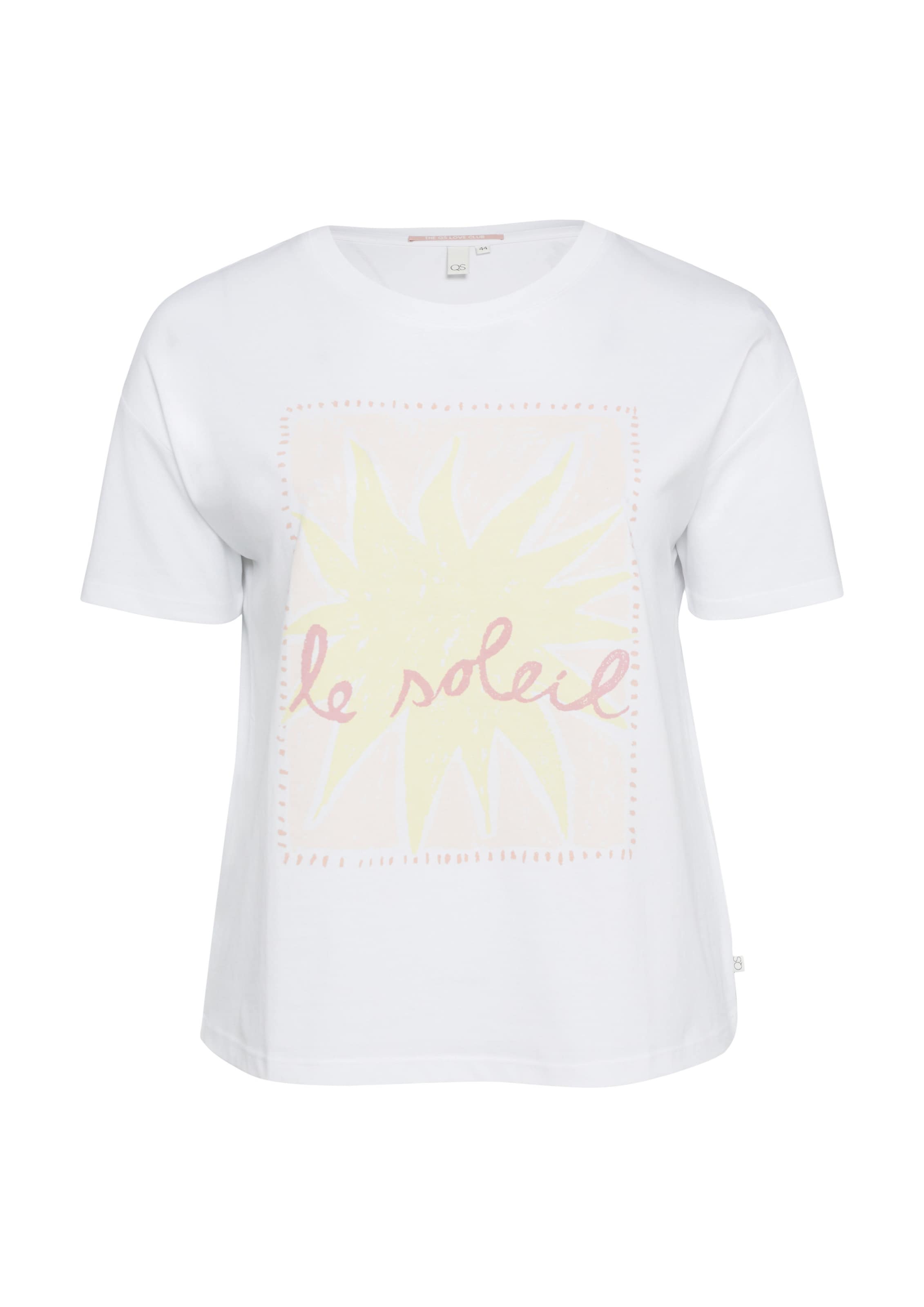 QS T-Shirt in Weiß: Vorderseite