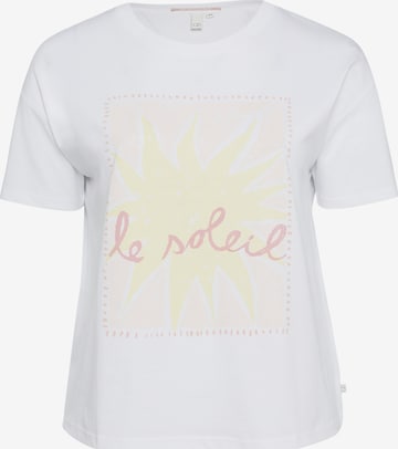 QS T-Shirt in Weiß: Vorderseite