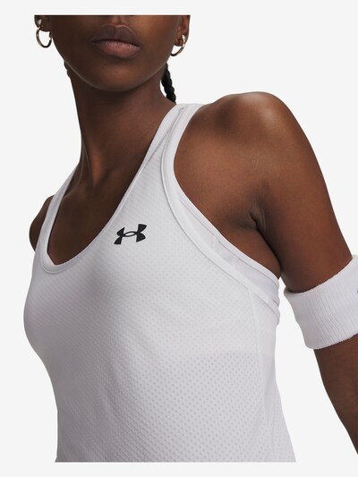 UNDER ARMOUR Sporttop in de kleur Zwart / Wit, Productweergave