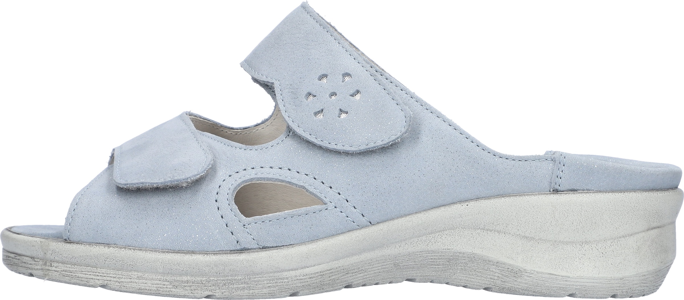 WALDLÄUFER Mules in Blue: front