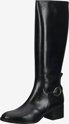 Bottes Wonders en noir : devant