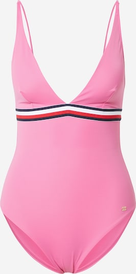 Tommy Hilfiger Underwear Maillot de bain en bleu marine / rose / rouge / blanc, Vue avec produit