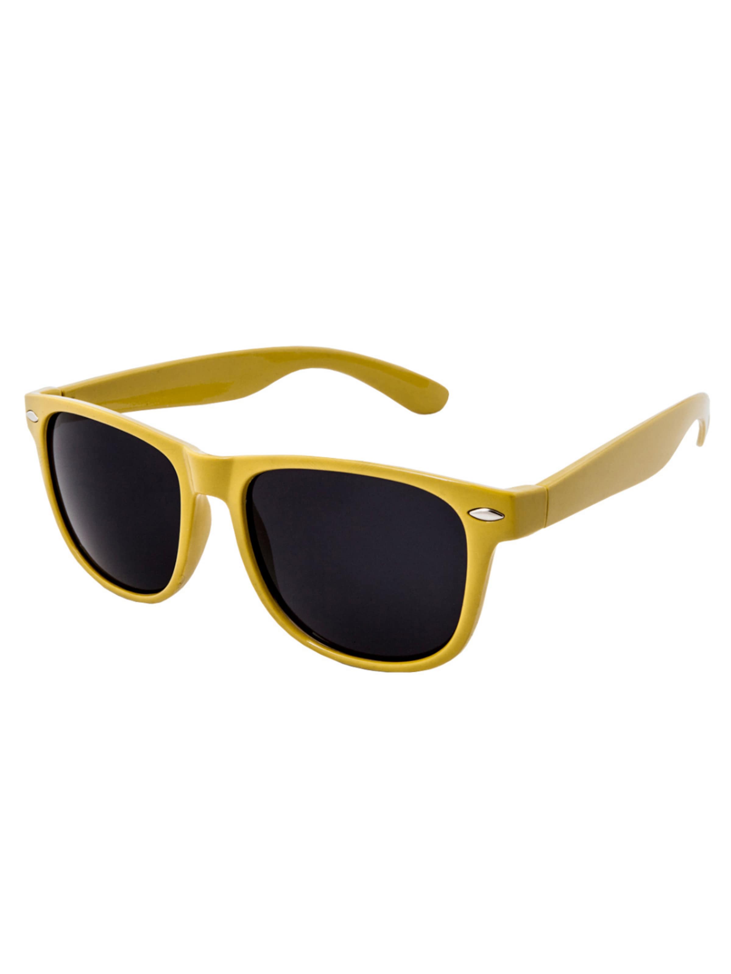 Lunettes de soleil 'Nerd Sonnenbrillen' VEYREY en jaune : devant