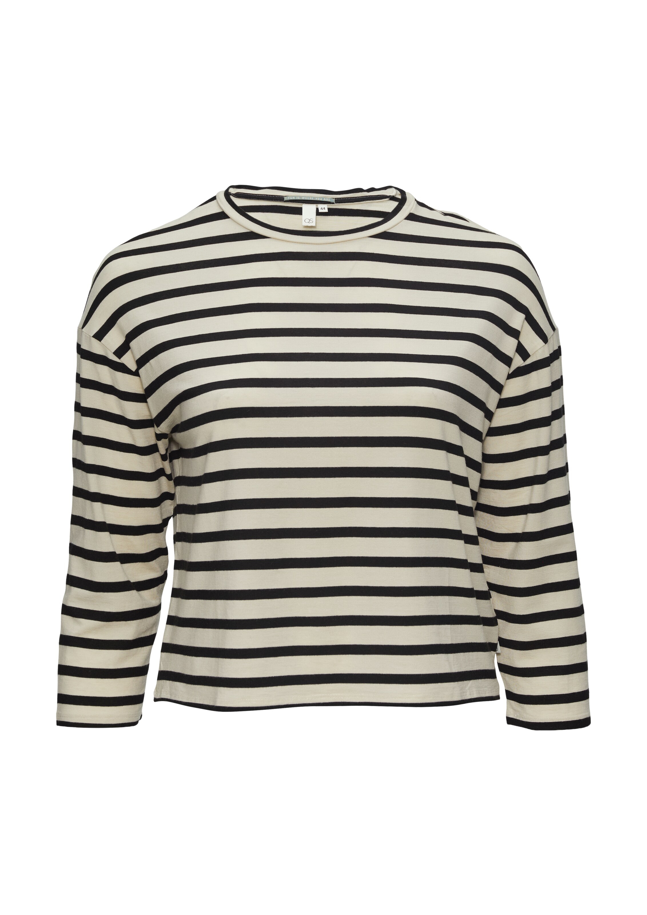 QS Shirt in Beige: Vorderseite