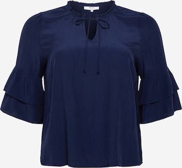 Camicia da donna 'Dilara' di ABOUT YOU Curvy in blu: frontale