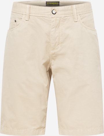 REDPOINT Slimfit Broek 'Brant' in Beige: voorkant