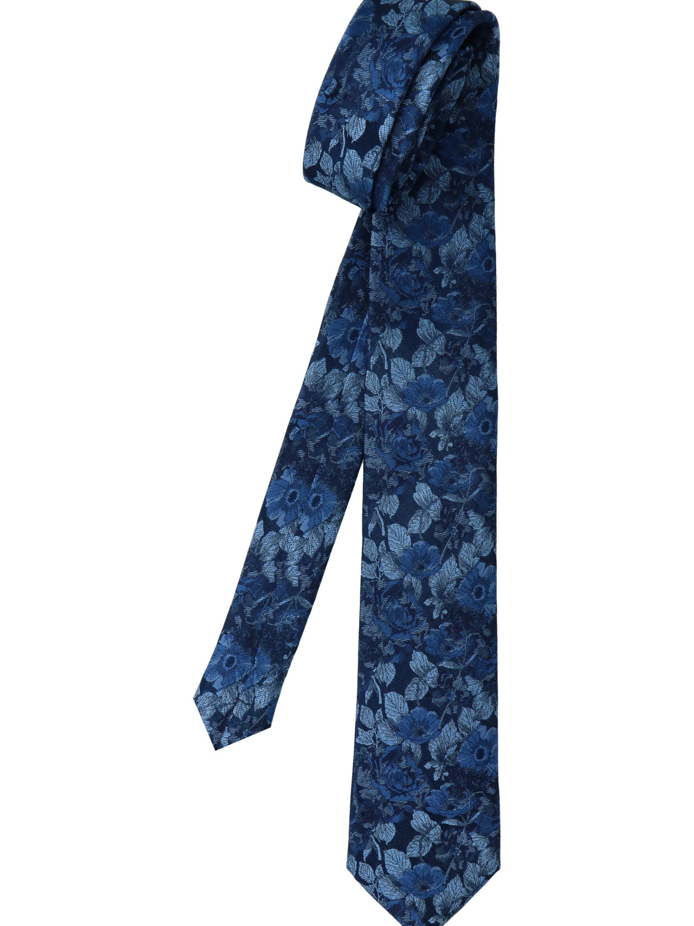 WILLEN Tie 'Millefleur Marine' in Blue