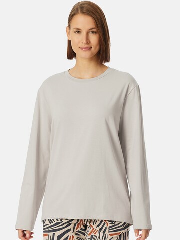 SCHIESSER - Camiseta para dormir 'Mix & Relax' en beige: frente