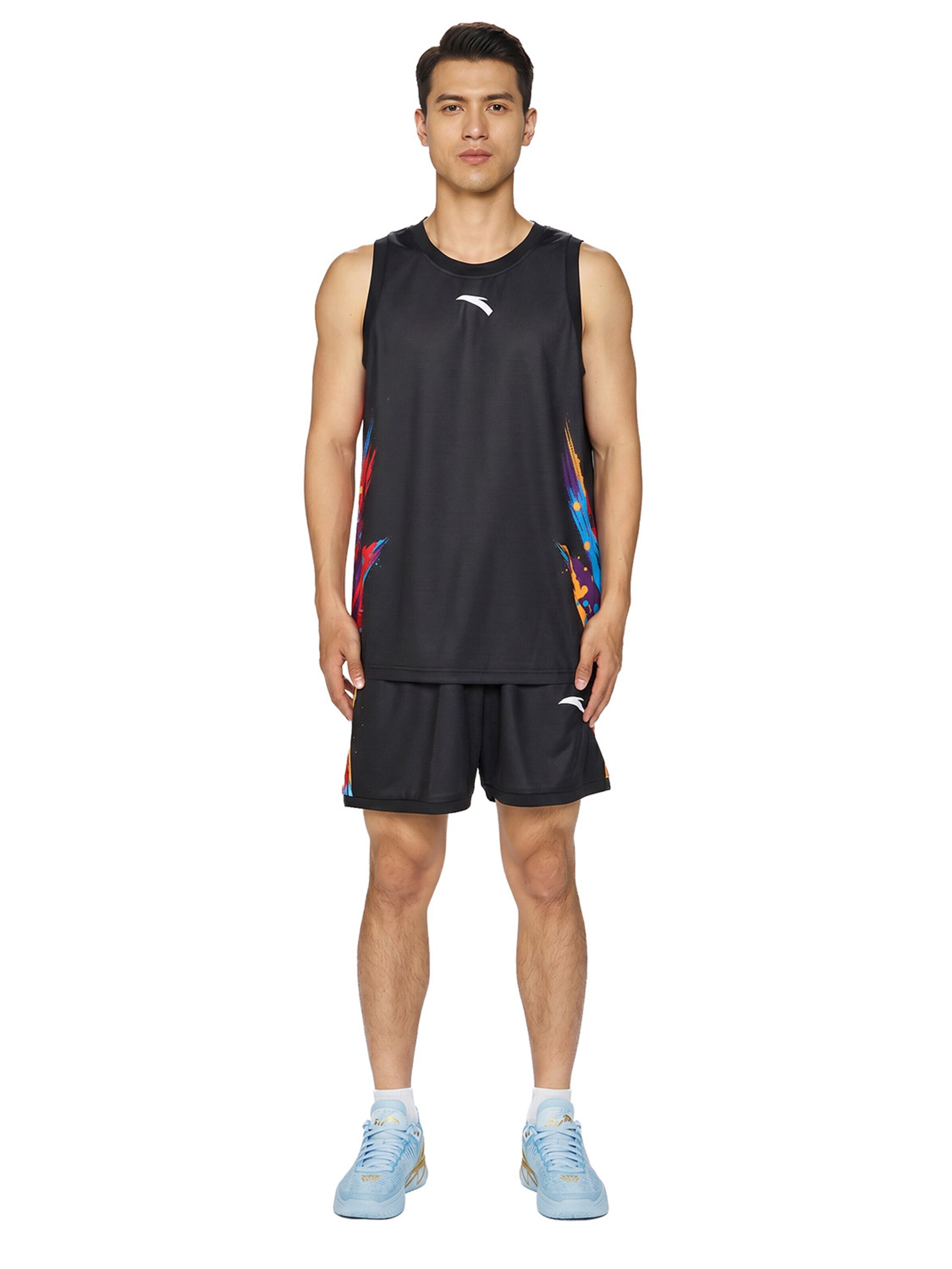ANTA Sportanzug 'ANTA Basketball Game Suit'‌‌‌‌‌ in Schwarz