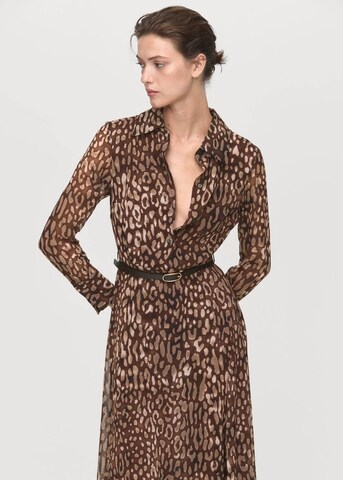 MANGO Dress 'Stefi' in Brown