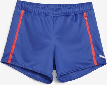 PUMA Regular Workout Pants in Blue: front