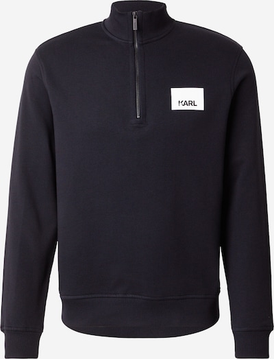 Karl Lagerfeld Sweater majica u morsko plava / bijela, Pregled proizvoda