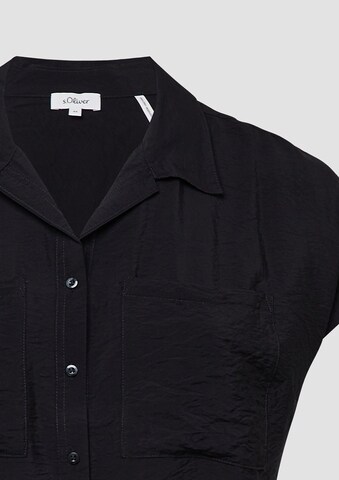 s.Oliver Blouse in Zwart