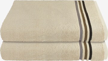 SCHIESSER Duschtücher 'Skyline Color' in Beige: predná strana