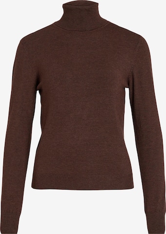 VILA Sweater 'Comfy' in Brown: front