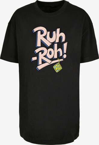 T-shirt 'Ruh-Roh Dog Tag' F4NT4STIC en noir : devant