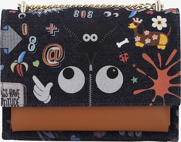 MYMO - Bolso de hombro 'Eye Theme' en negro: frente